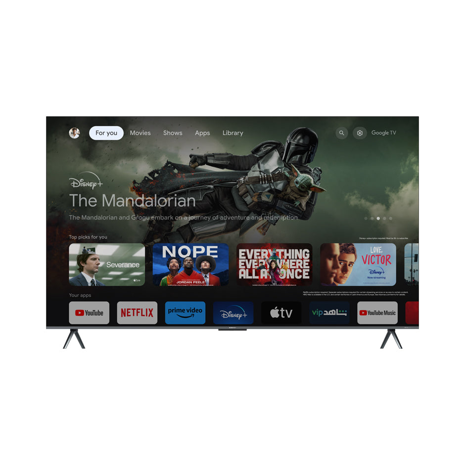 تلفزيون 85 بوصة سمارت QLED 4K UHD Google TV الفئة 5
